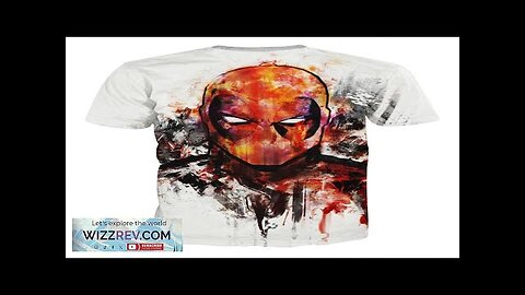 Deadpool Marvel Unique Style Fan Art Portrait Awesome T-shirt Review