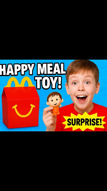 New McDonald’s Happy Meal Toy Surprise! Portrait Format