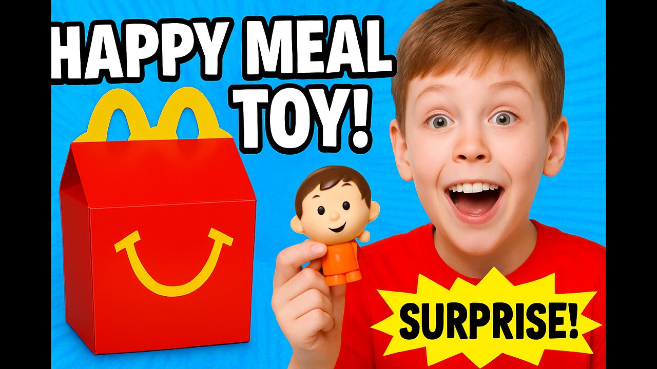 New McDonald’s Happy Meal Toy Surprise! Portrait Format