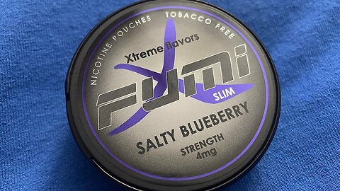 Fumi Salty Blueberry Nicotine Pouches Review