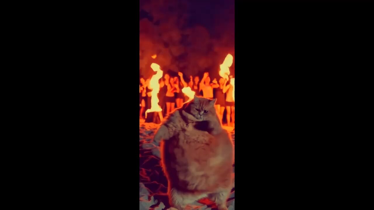 Kitty feeling the music 😂