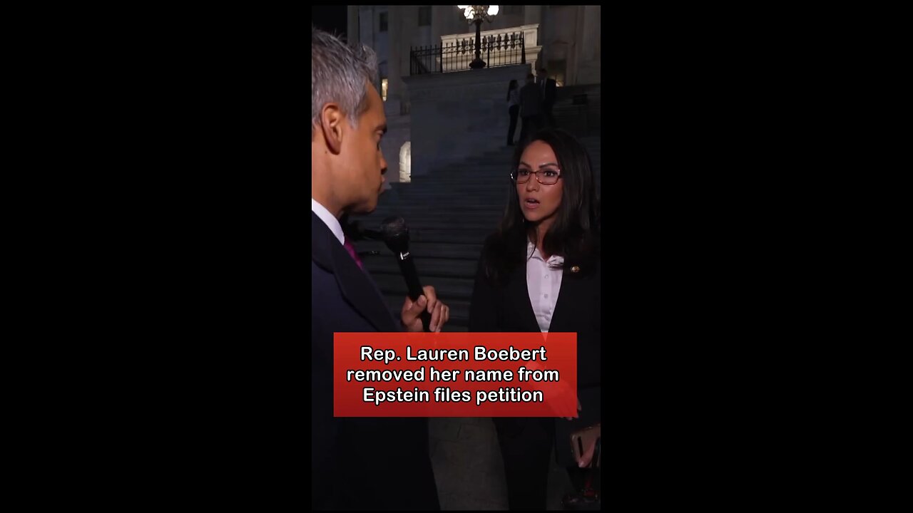 Lauren Boebert asked why she took her name off Epstein files release petition