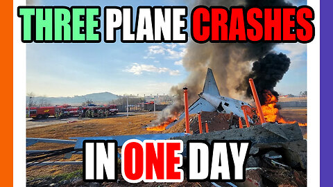 🚨BREAKING: THREE PLANE CRASHES IN ONE DAY 🟠⚪🟣