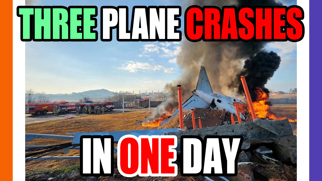 🚨BREAKING: THREE PLANE CRASHES IN ONE DAY 🟠⚪🟣