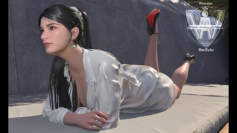 The First Descendant - Hailey wet shirt contemplation moment