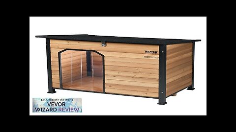 VEVOR Outdoor Dog House Waterproof Insulated Dog House with Elevated Floor Anti-Bite Review