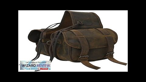 HILASON Soft Leather Horse Saddle Bag Dark Brown Review