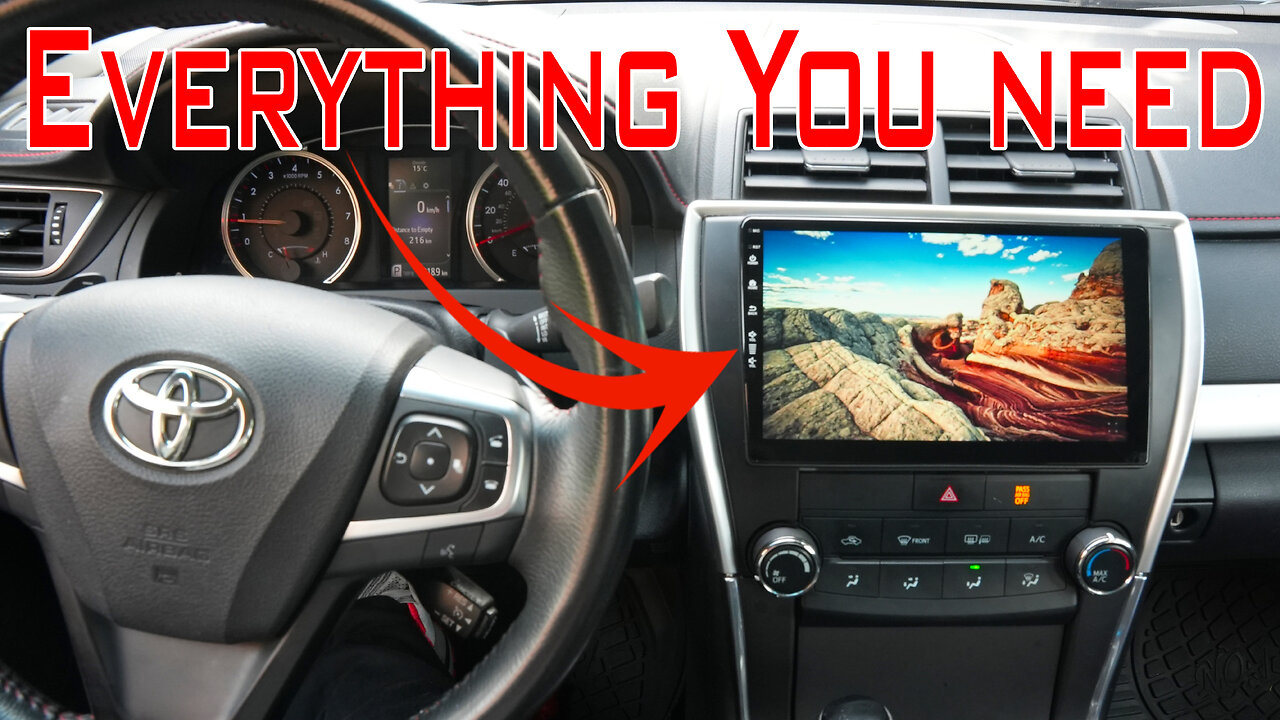 Toyota Camry Screen upgrade By Roadanvi + Giveaway a Unit for free
