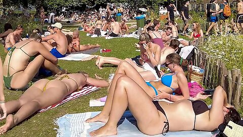 Amsterdam Beach Walk, Summer 2023, Swimming Season, 🇳🇱Netherlands