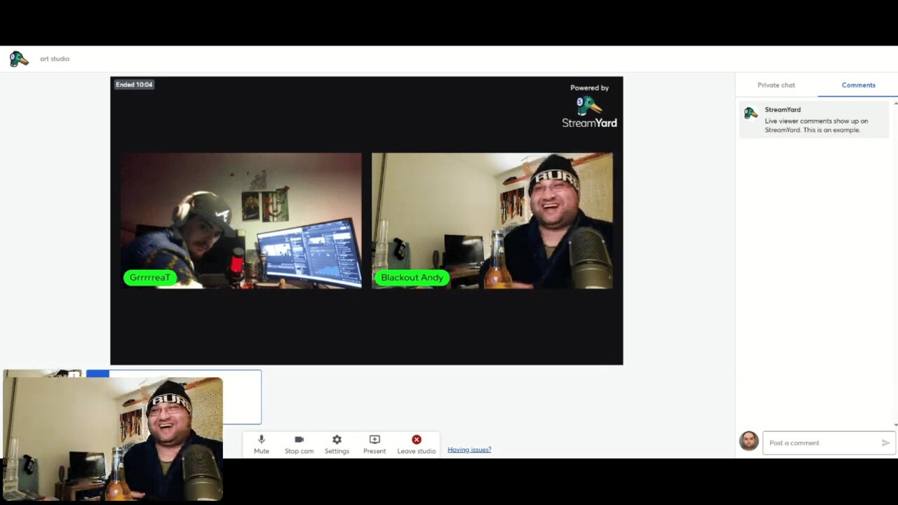 1/16/25 Blackout Andy YT Livestream: "Streaming with Rumble Studio. Free TTS"