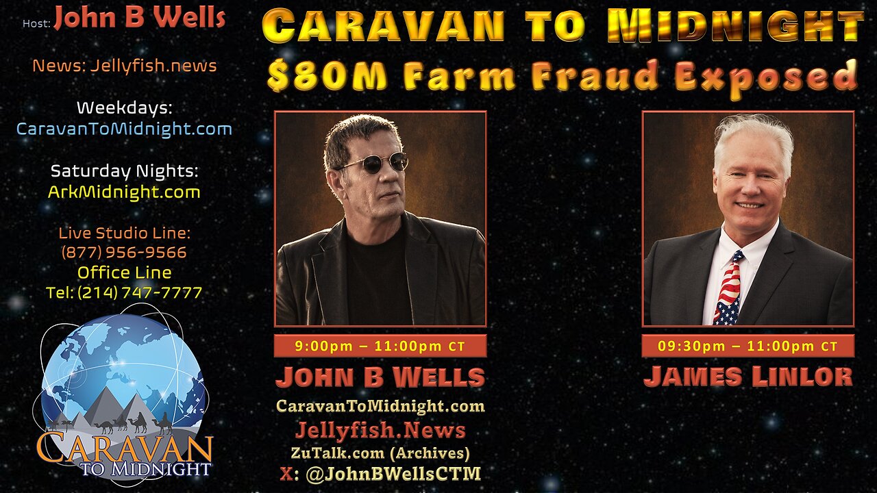 $80M Farm Fraud Exposed - John B Wells LIVE