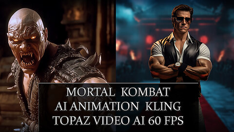 Mortal Kombat Kling Animation Topaz Video AI 60fps#klingai #aianimation #mortalkombat #ai