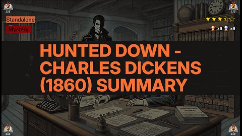Hunted Down - Charles Dickens (1860) Summary