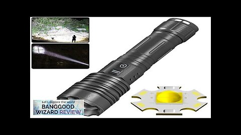 XHP70 High Intensity Zoomble LED Flashlight TYPE-C USB Rechargeable Dual Switch Aluminum Review