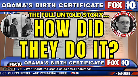 DavidXRPLion Unbelievable FAKE OBAMA BIRTH CERTIFICATE How Did They Do it. MUST WATCH