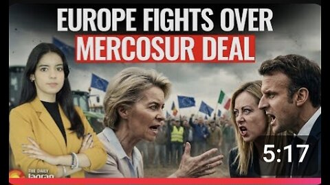 European Union DIVIDED! Italy Blocks Mercosur Deal, What Will Ursula Do Now?