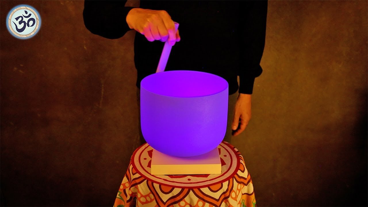 Third Eye Chakra Crystal Singing Bowls, Open Third Eye, Pineal Gland Activation, 3rd Eye Meditation