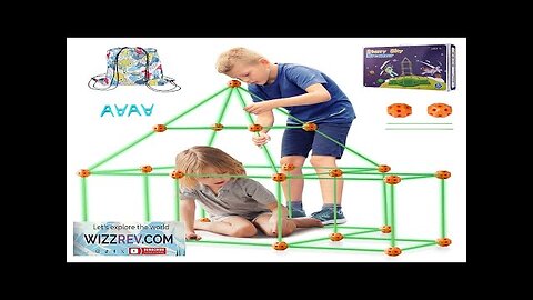 VEVOR Tent Fort Building Kit for Kids Glow In The Dark STEM Review