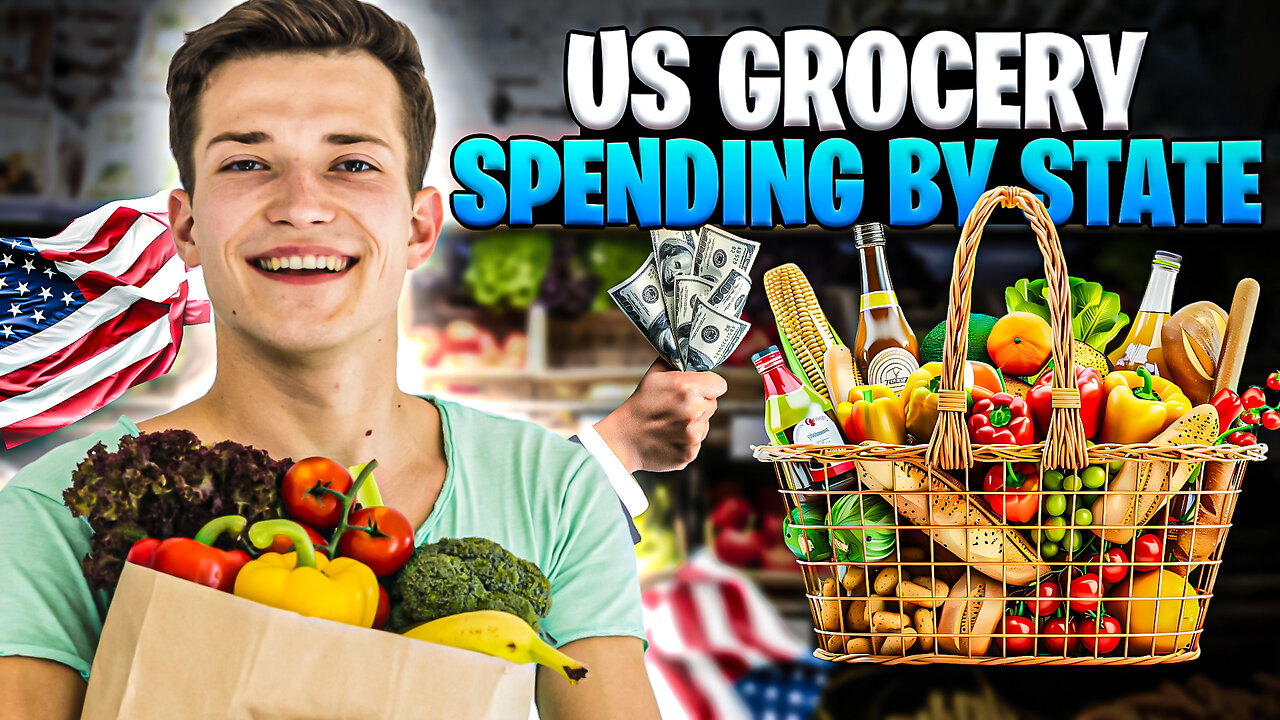 How Much Americans Spend on Groceries in Each State