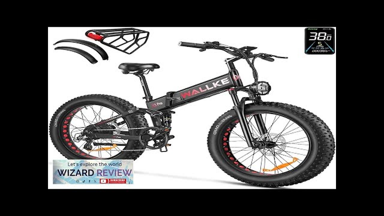 W Wallke X3 Pro Electric Bike 2000W Dual Motor/1200W Full Suspension 1056WH Review