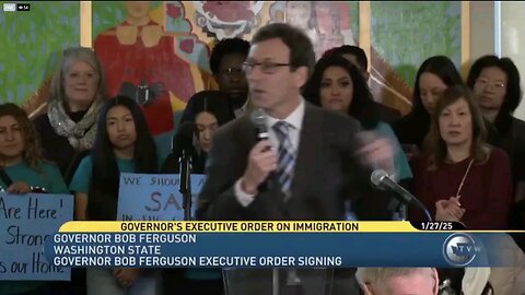 "MAY BE LAWFUL BUT GOES AGAINST OUR VALUES"WA Gov Ferguson admits Trump deporting criminals is legal