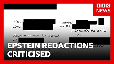 Jeffrey Epstein victims demand release of all files | BBC News