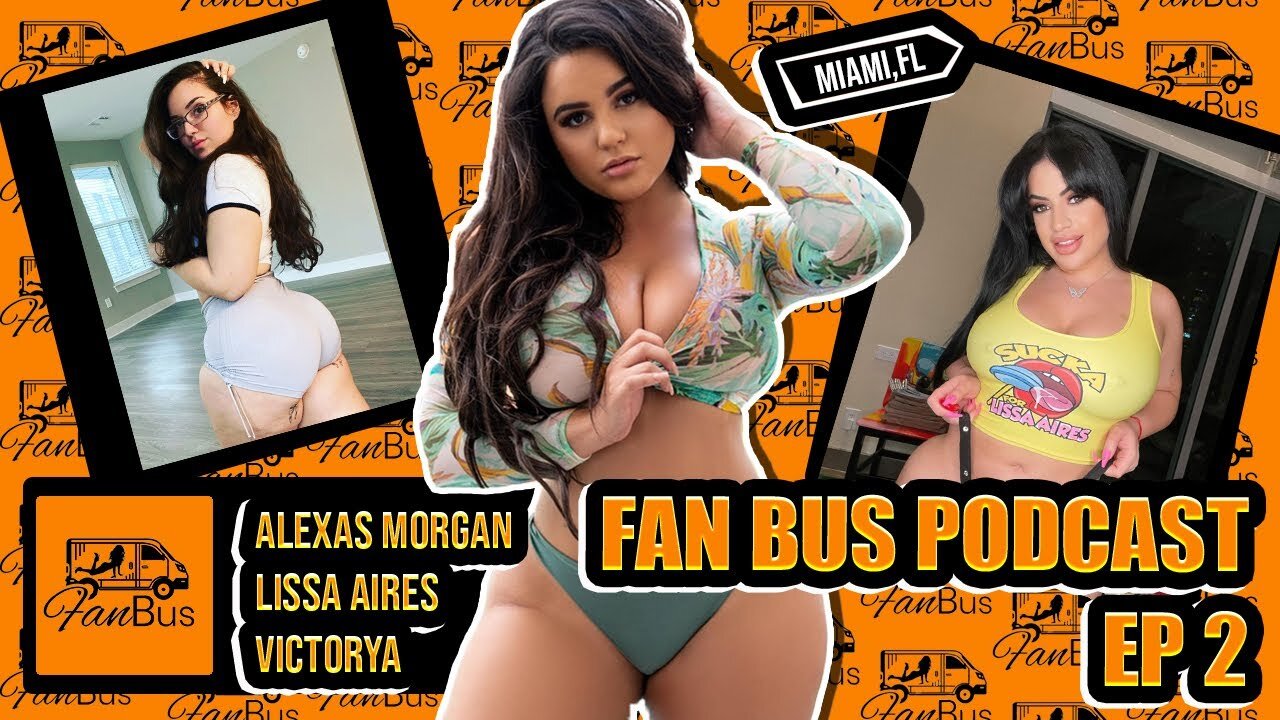 She likes them big 👀! Lissa Aires goes on The Fan Bus with Alexas Morgan and Iamvictorya!