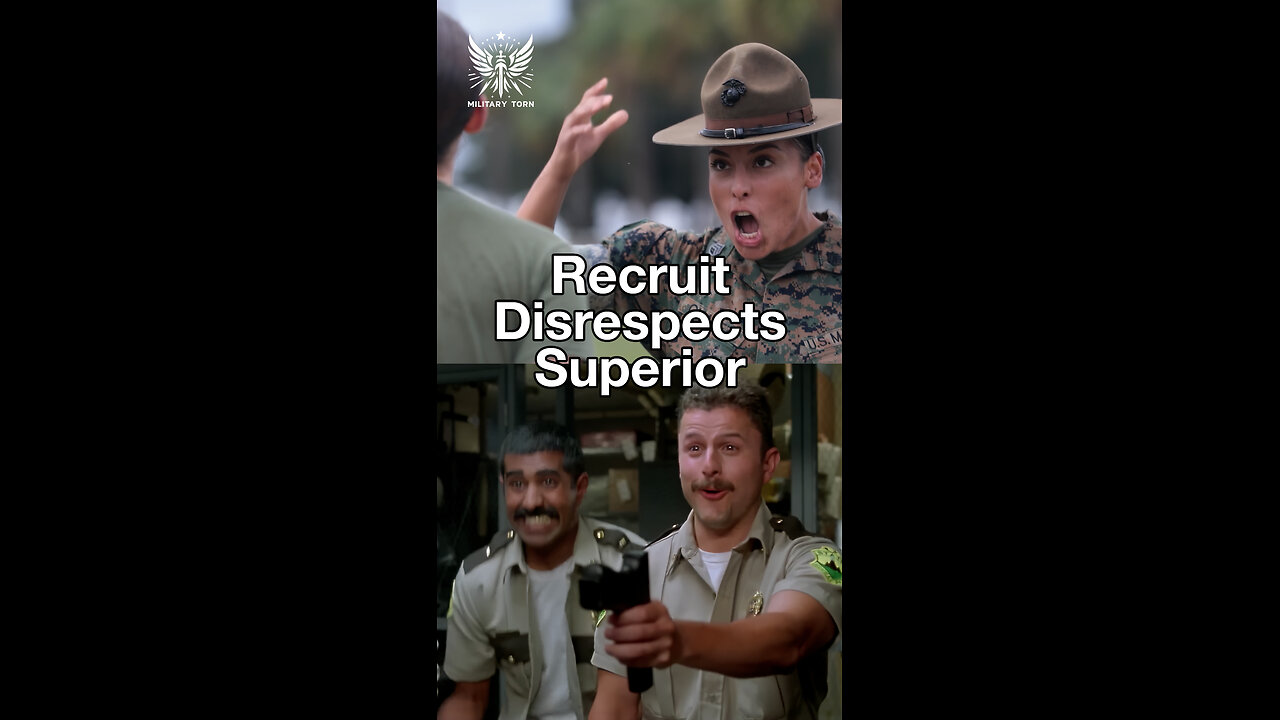 New Recruit Disrespects Superior