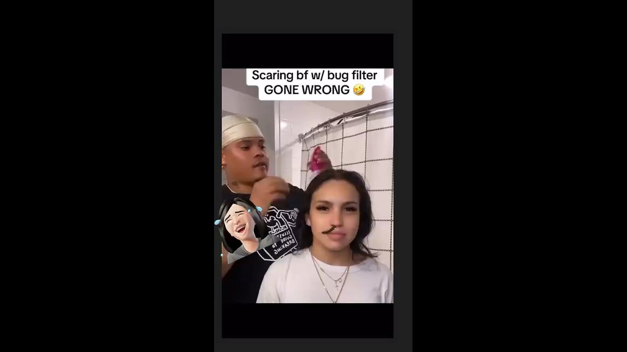 TikTok Bug Filter Gone Wrong😂🤣
