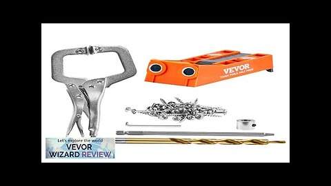 VEVOR Pocket Hole Jig 56 Pcs Mini Jig Pocket Hole System Review