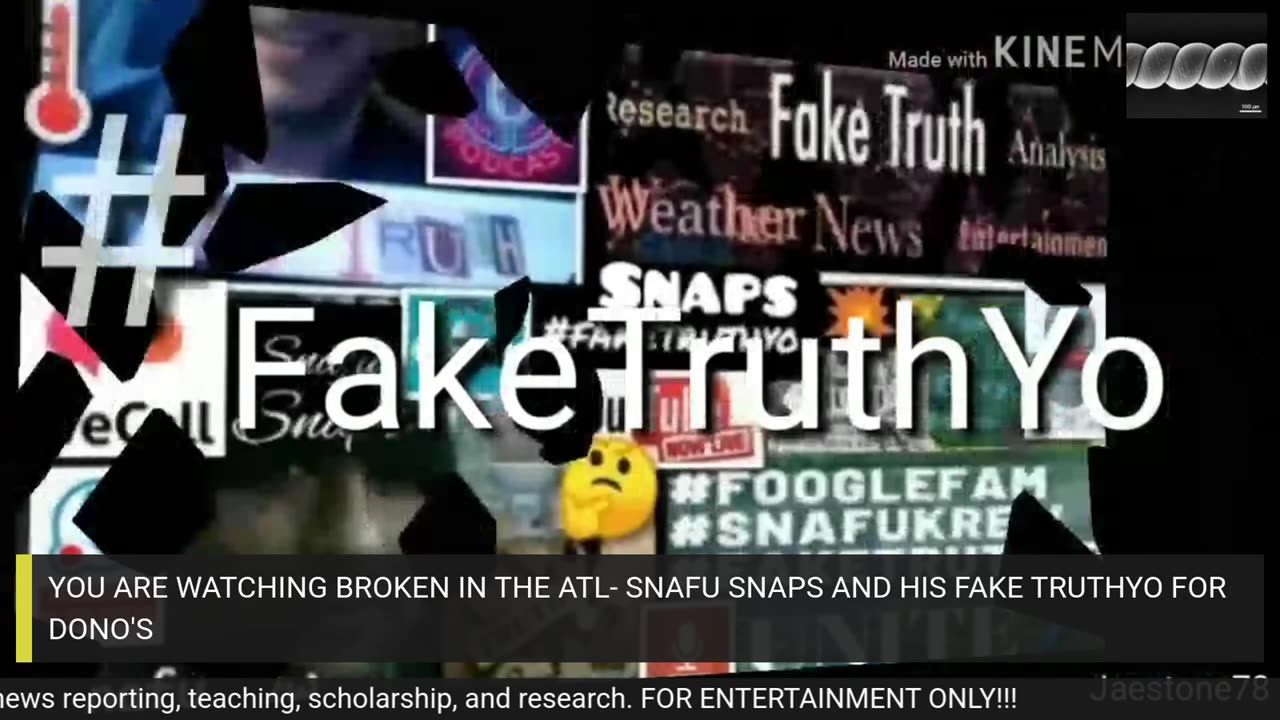 SNAFU SNAPS THE #FAKETRUTH= IT'S ALL A SCAM FOR YOUR MONEY