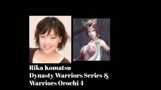 Video Game Voice Comparison- Diaochan (Dynasty Warriors)