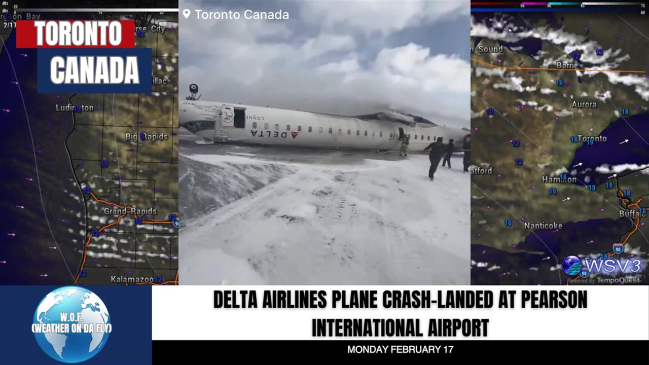 ✈️ Toronto Plane Crash: Everyone Escaping! #shorts #breakingnews