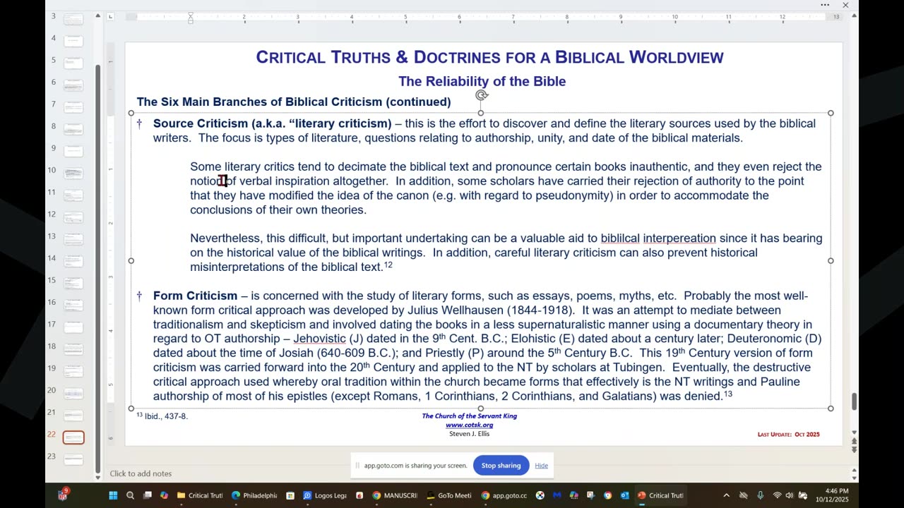 Is the Bible Reliable?