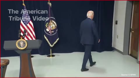 Watch: Biden Abandons Press Room Before Reporters Can Ask About New Orleans Tragedy