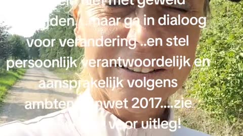OUD-AGENTE ALICE BOSMAN (RECHERCHEUR) VINDT DAT WE GEWELD NIET MET GEWELD MOETEN BESTRIJDEN!