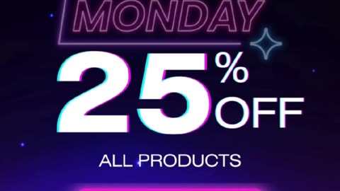 Meamo Cyber Monday Sale 25% code MANDA