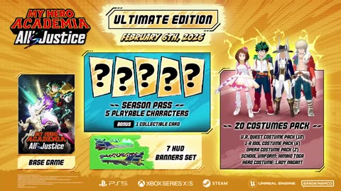 MY HERO ACADEMIA: All’s Justice | Full Roster Trailer