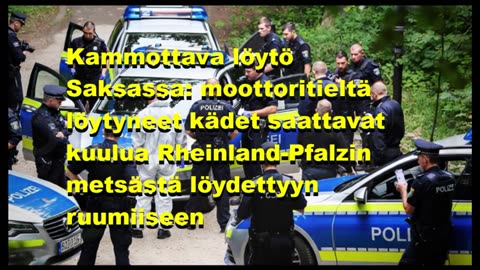 Kammottava löytö Saksassa - moottoritieltä löytyneet kädet