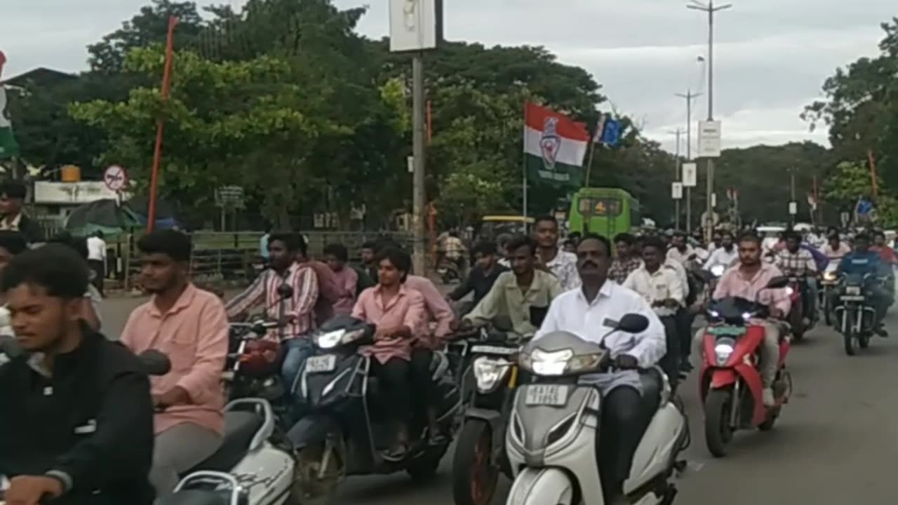 🚩 NSUI Rally 2025 | Shimoga, Karnataka 🔥