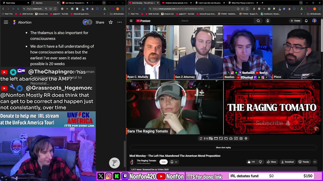 Pisco debate fallout | Destiny abortion debate | Price theory & inequality | !tts !discord