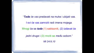 "Izdavat će jedni druge i mrziti se među sobom."