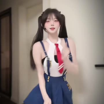 SWEETEST girl ever! | Sensual Pale Blue Mini Skirt Energetic Seductive Dance - Daily Beauty EP 478