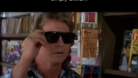 One of the most brilliant scenes ever put on film, from the movie They Live