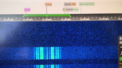 26.905 Data Bursts “Chirps” 26.905 AM FM - Via G8JNJ SDR 30 Sept