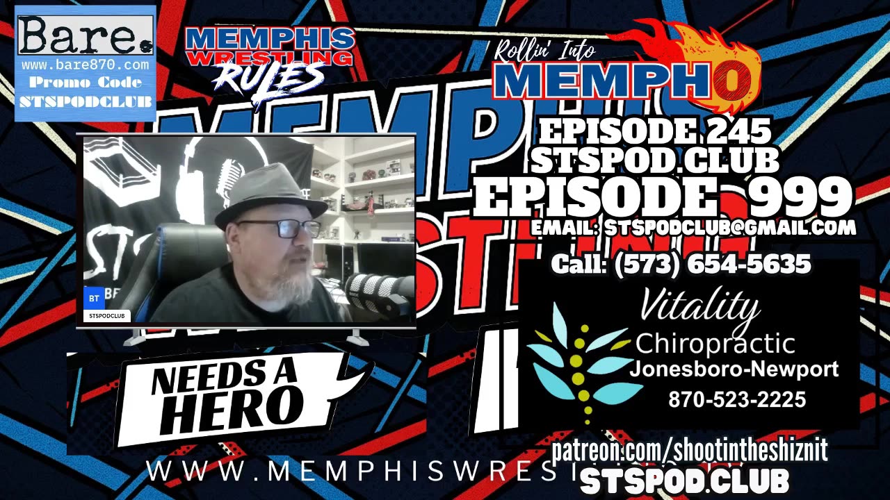 LIVE! Rollin' Into Mempho" E: 245, Episode 999