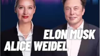 Elon Musk and Alice Weidel - The war in Ukraine must end soon.