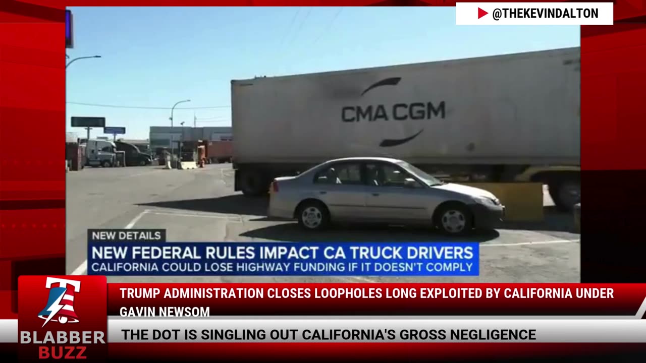 Trump Administration Closes Loopholes Long Exploited By California Under Gavin Newsom