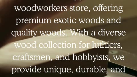 Exotic Woods – Premium Quality for Every Craft