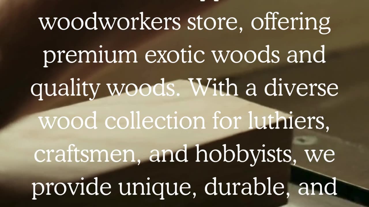 Exotic Woods – Premium Quality for Every Craft